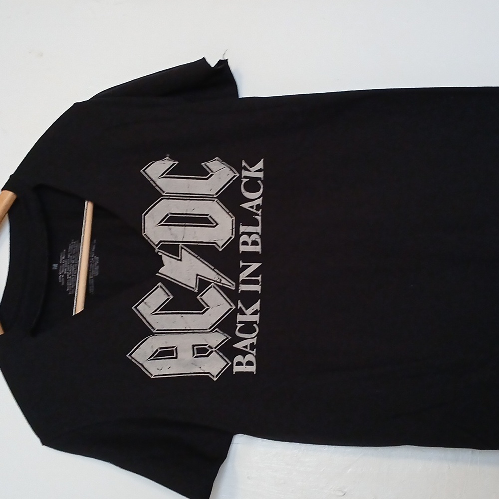 ACDC Back In Black woman's custom shirt M